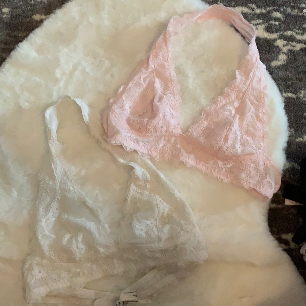 TWO Free-people Bralettes